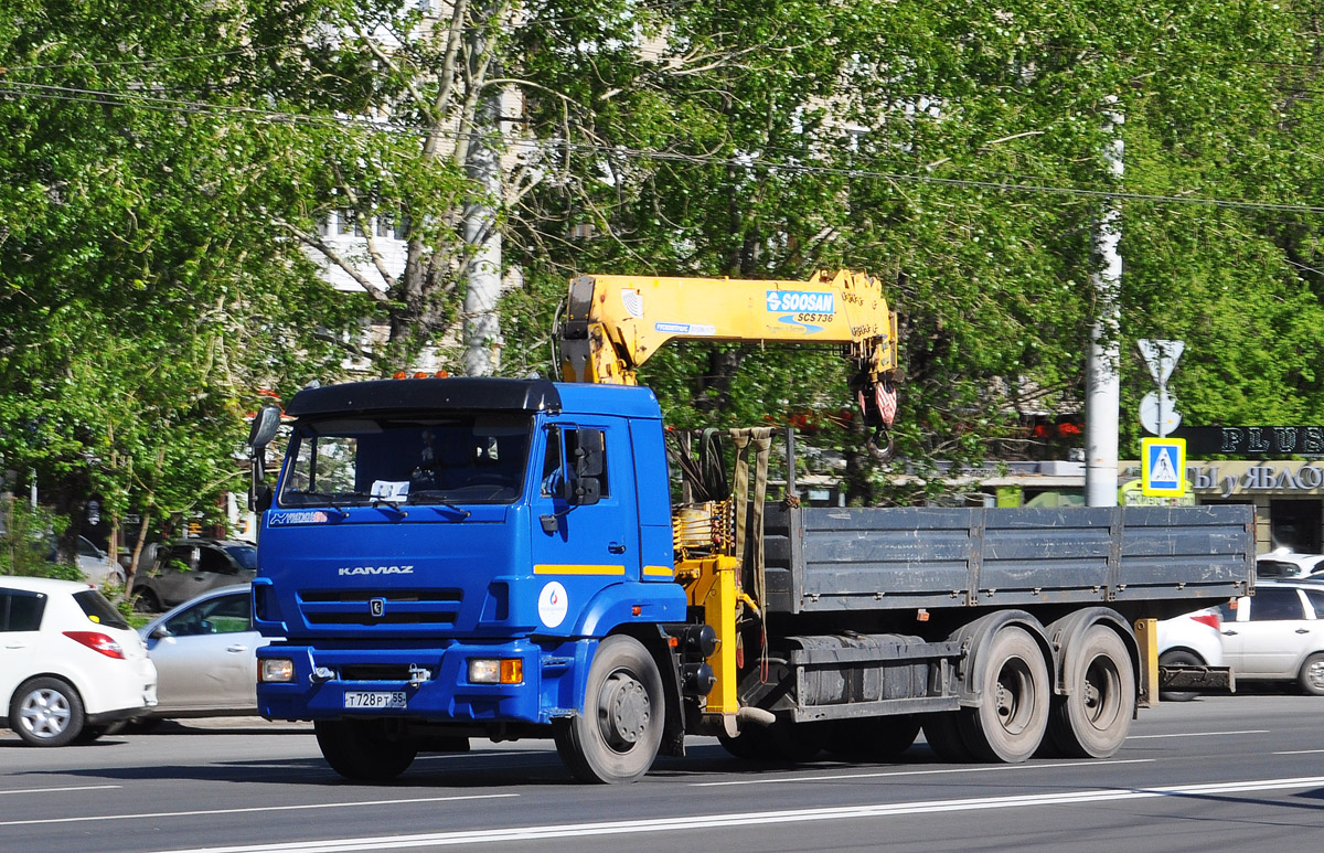 Омская область, № Т 728 РТ 55 — КамАЗ-65117-A4(23)