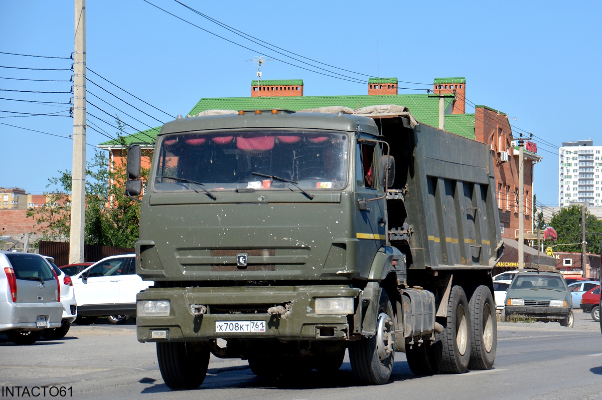 Ростовская область, № Х 708 КТ 761 — КамАЗ-65115-A4(23)