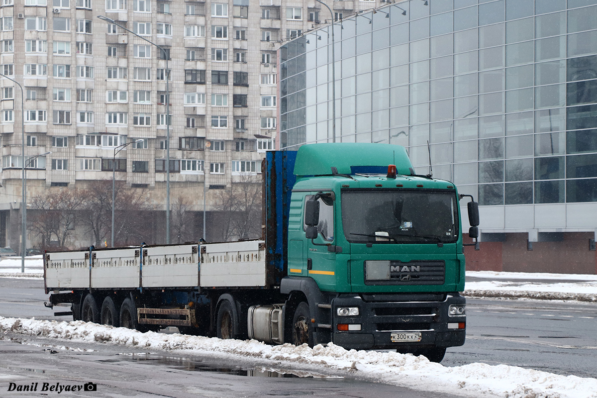 Санкт-Петербург, № К 300 КХ 29 — MAN TGA 18.360