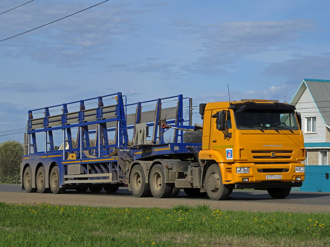Кировская область, № В 177 ТН 43 — КамАЗ-65116-A5(48)