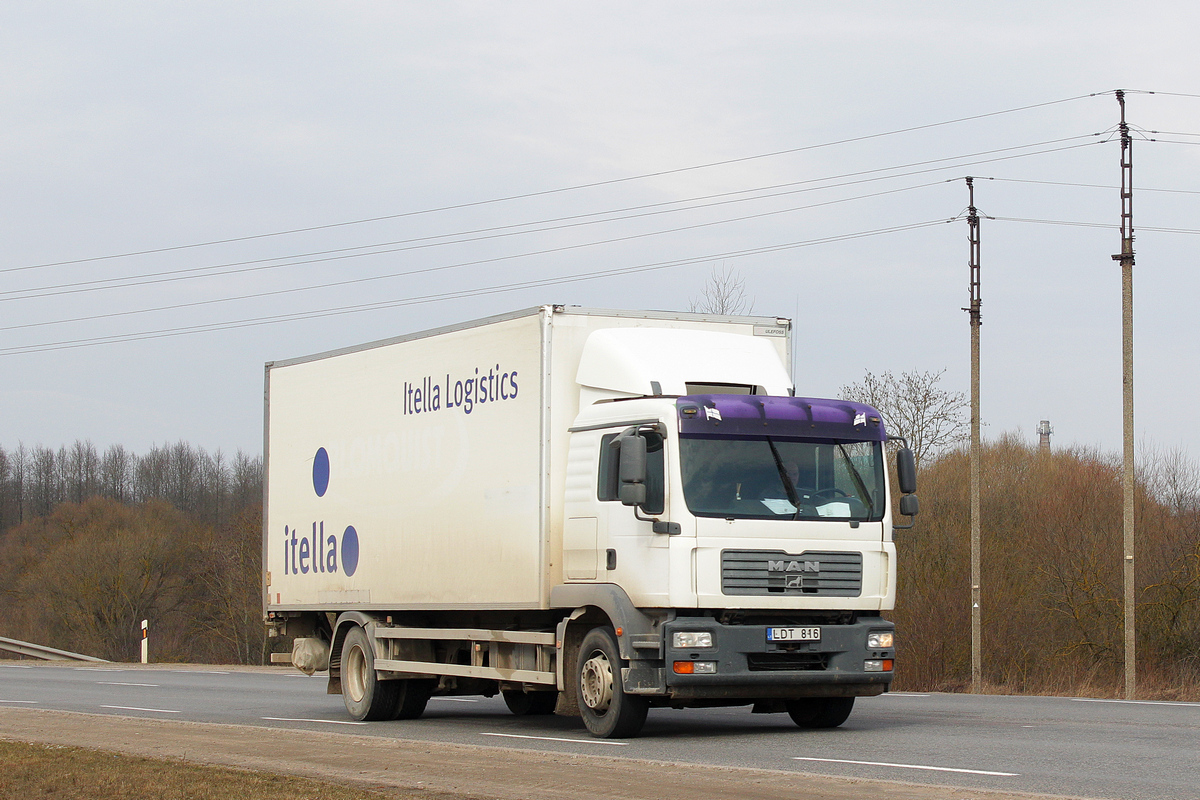 Литва, № LDT 816 — MAN TGM (общая модель)