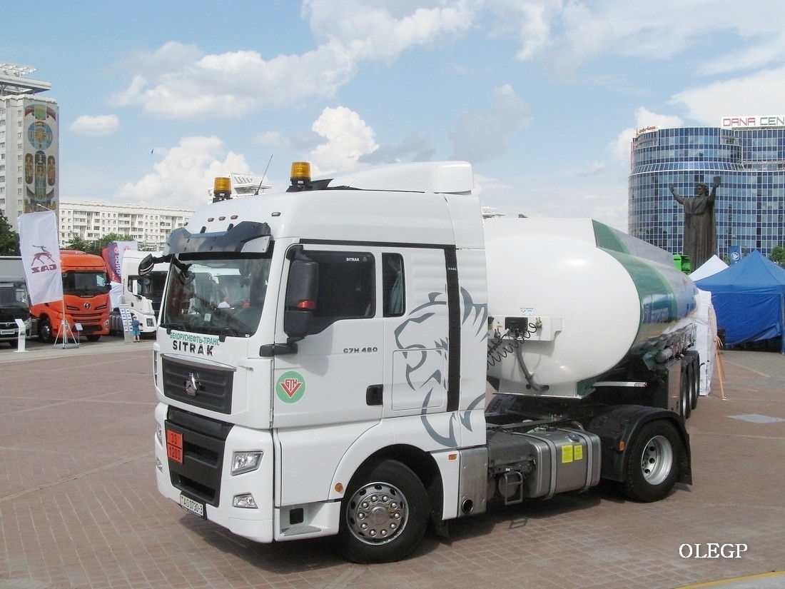 Гомельская область, № АО 0730-3 — Sitrak C7H ZZ4186; Минск — Выставка "БАМАП-2024"