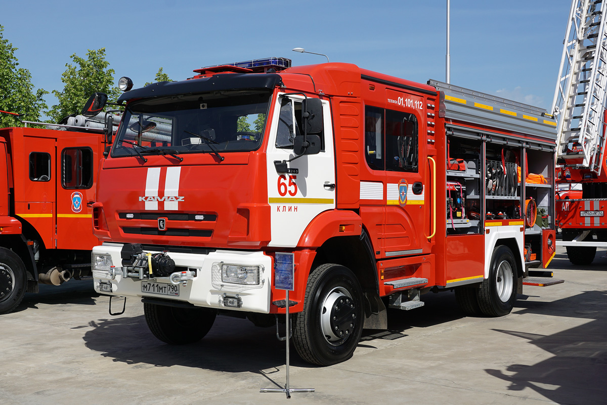 Московская область, № М 711 МТ 790 — КамАЗ-43265-D5(66); Московская область — Выставка "Комплексная безопасность — 2024"