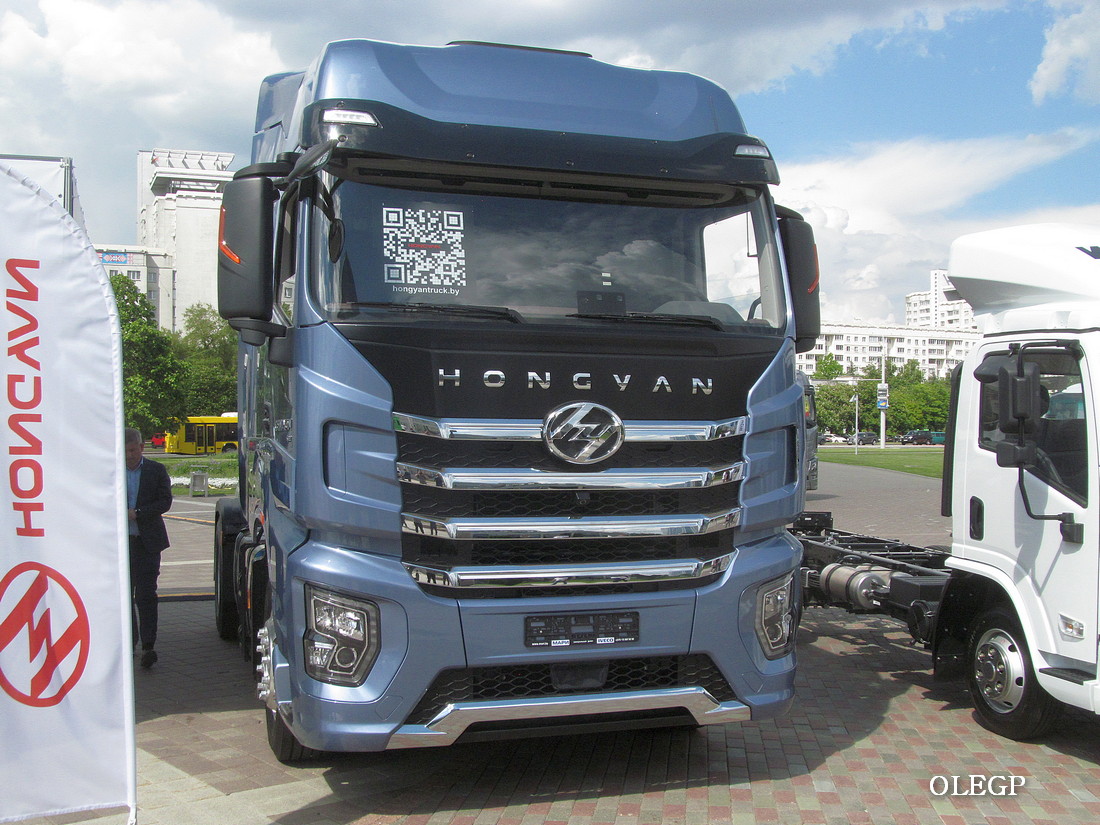 Минск, № (BY-7) Б/Н 0257 — Hongyan Genlyon CQ418x; Минск — Автомобили без номеров; Минск — Выставка "БАМАП-2024"