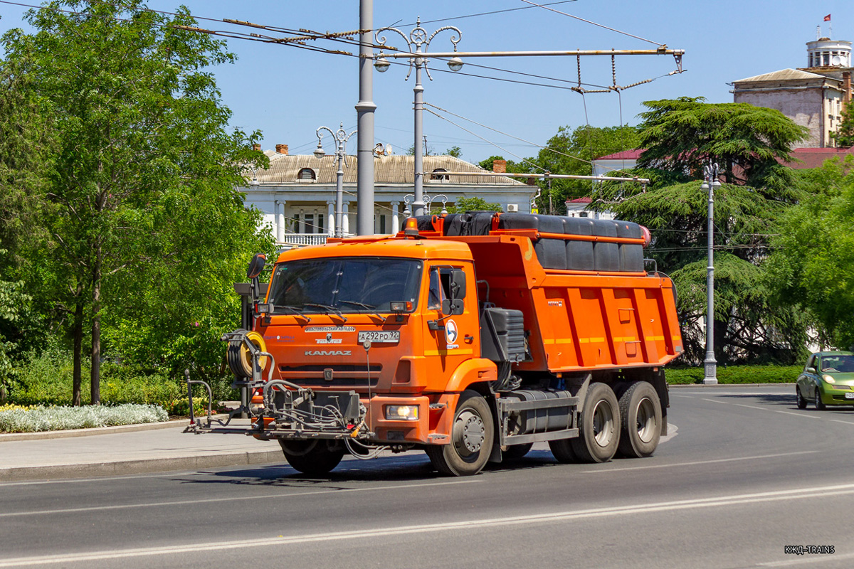 Севастополь, № А 292 РО 92 — КамАЗ-65115-A5(48)