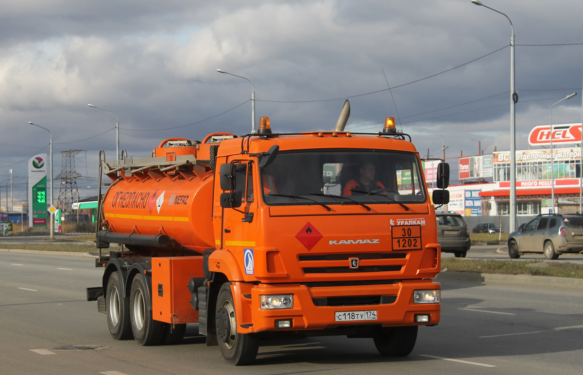 Челябинская область, № С 118 ТУ 174 — КамАЗ-65115-L4(19)