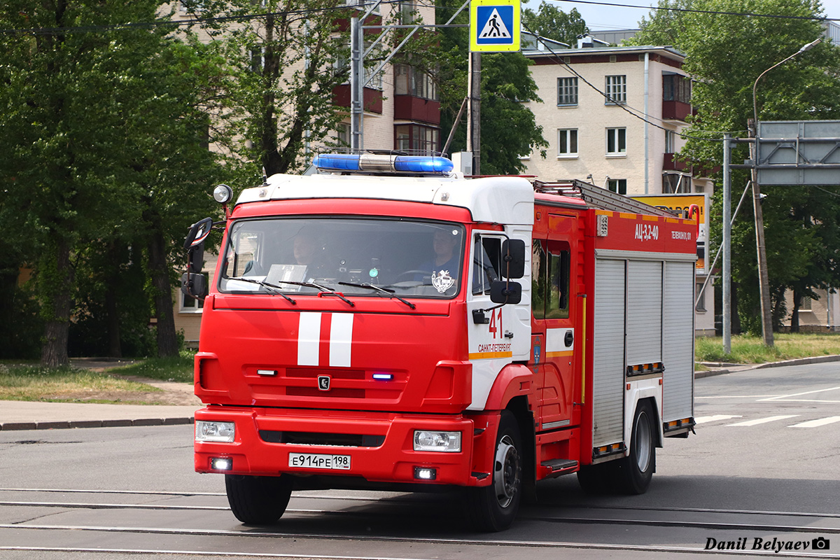 Санкт-Петербург, № Е 914 РЕ 198 — КамАЗ-43253-G5(69)