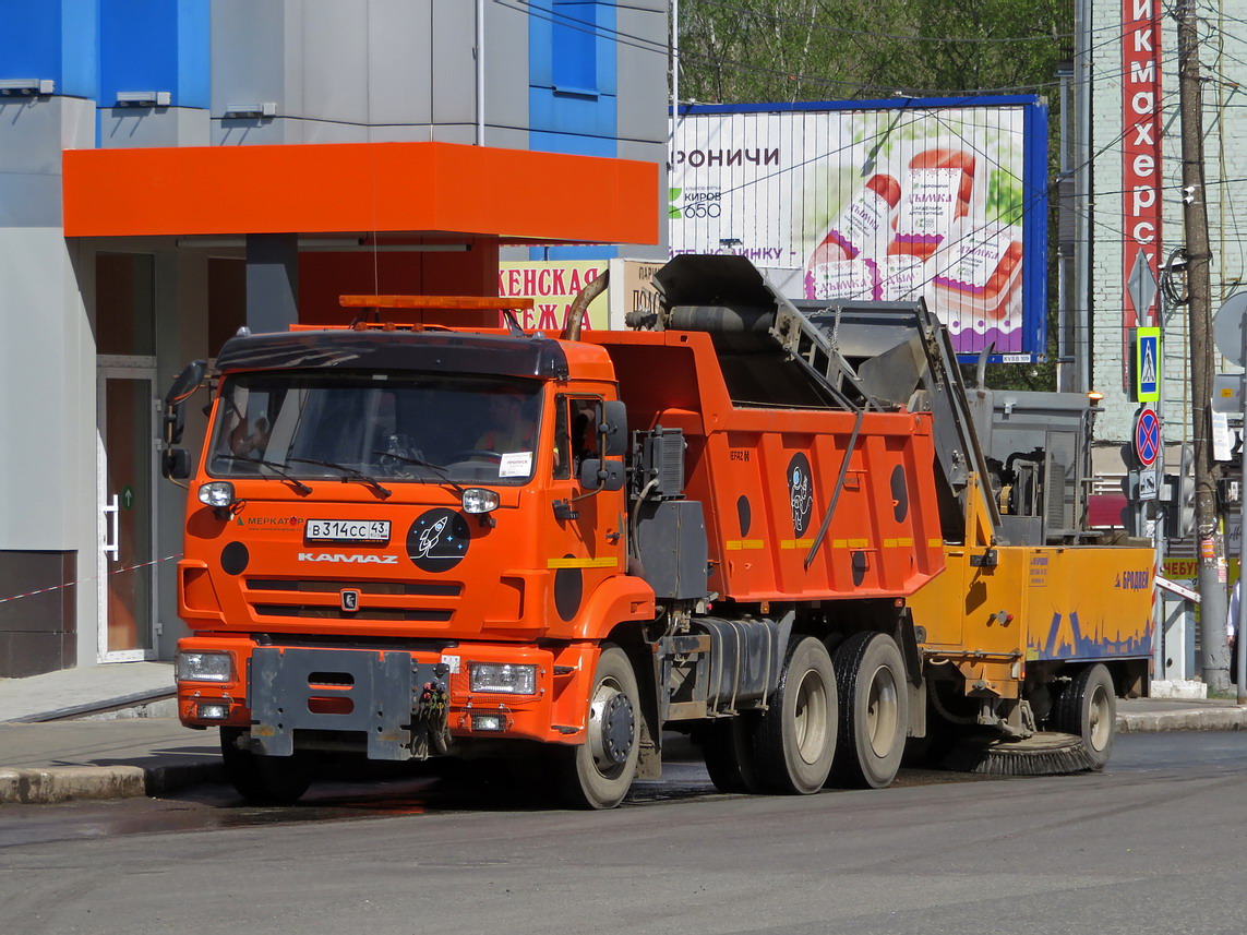 Кировская область, № В 314 СС 43 — КамАЗ-65115-A5(48)