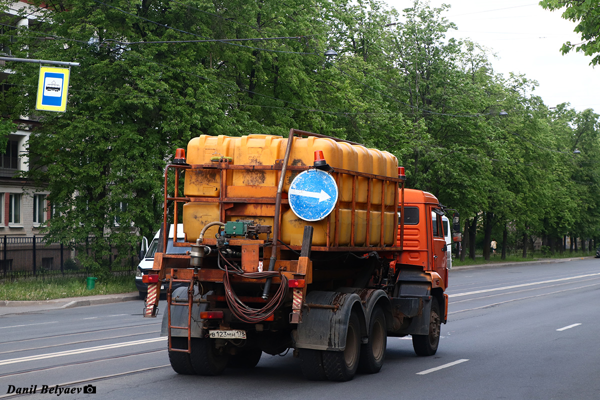Санкт-Петербург, № В 123 МН 178 — КамАЗ-65115-D3(97)