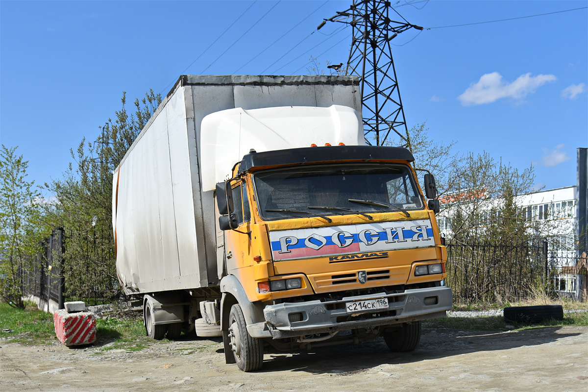 Свердловская область, № С 214 СК 196 — КамАЗ-43085