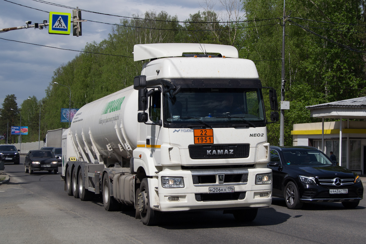 Свердловская область, № Н 206 КХ 196 — КамАЗ-5490-S5(87)