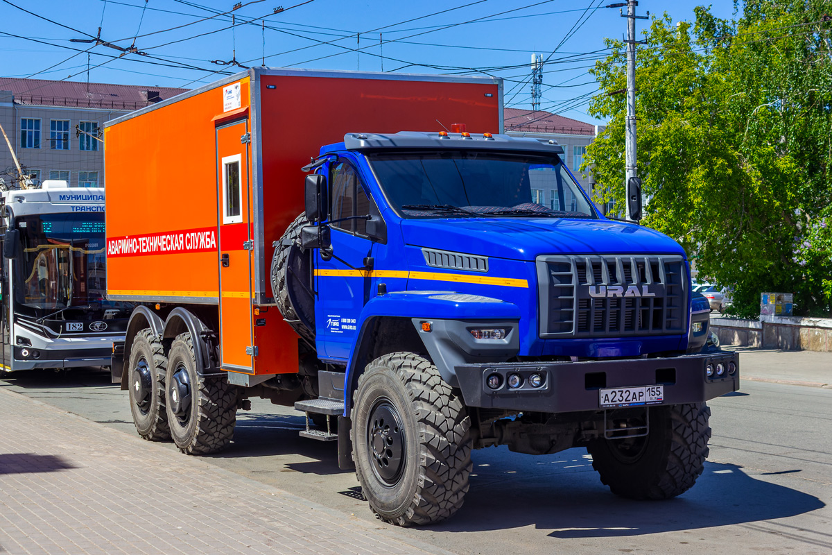 Омская область, № А 232 АР 155 — Урал NEXT 4320-72