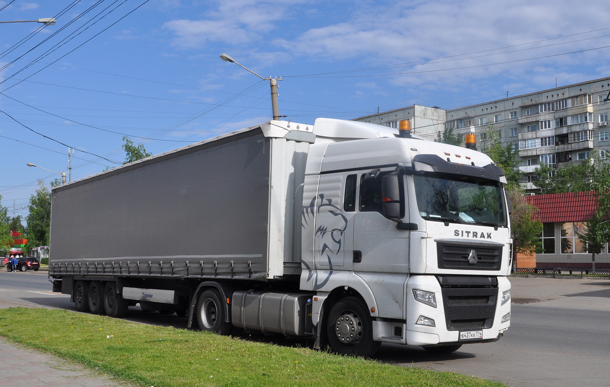 Челябинская область, № В 437 КК 774 — Sitrak C7H ZZ4186