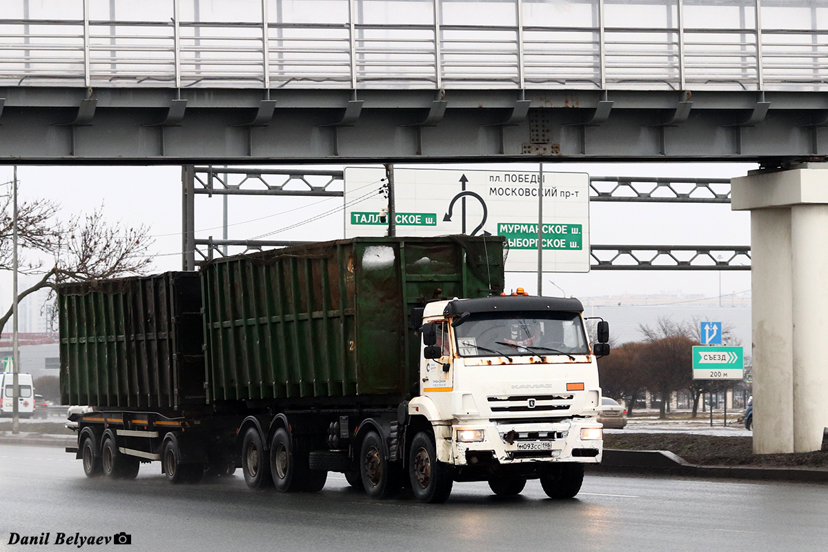 Санкт-Петербург, № М 093 СС 198 — КамАЗ-65201-B5(49)