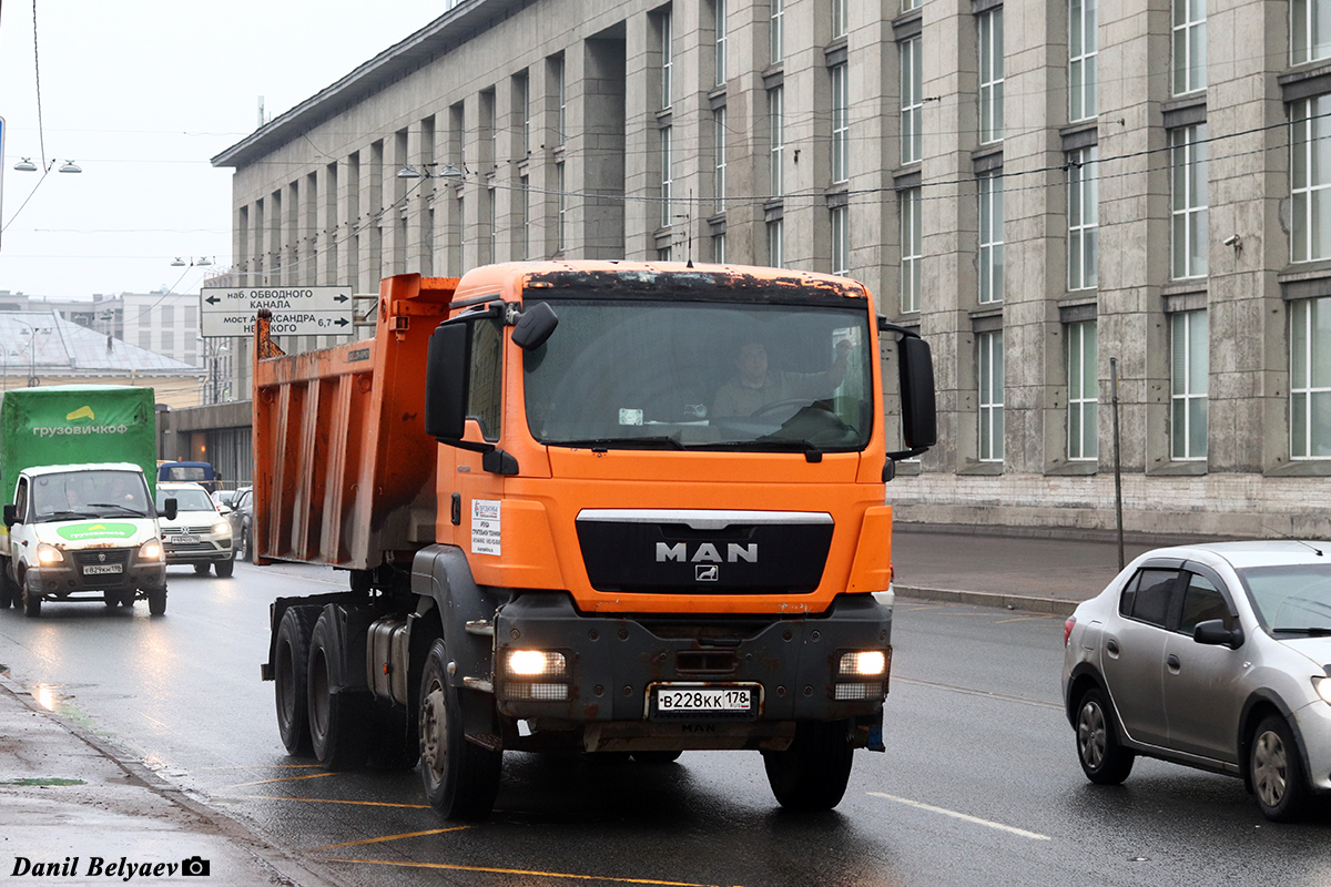 Санкт-Петербург, № В 228 КК 178 — MAN TGS 33.350