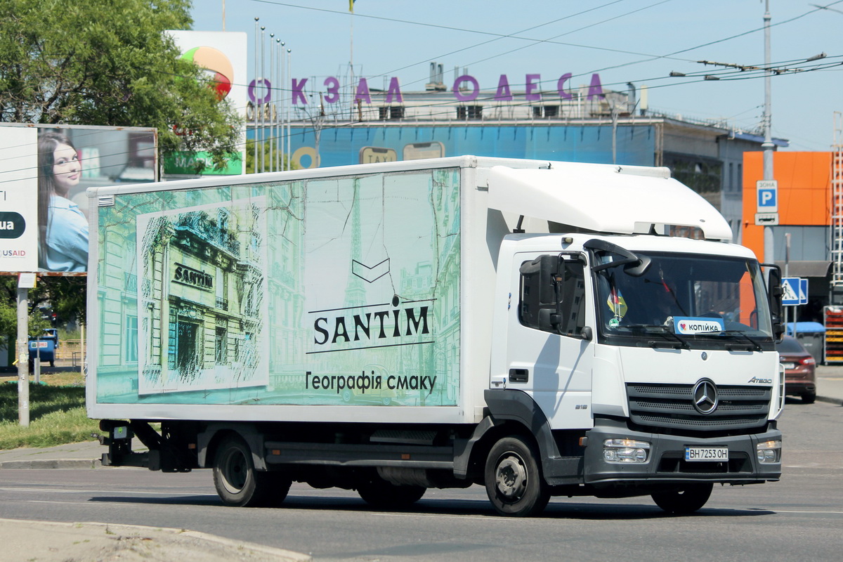 Одесская область, № ВН 7253 ОН — Mercedes-Benz Atego 818