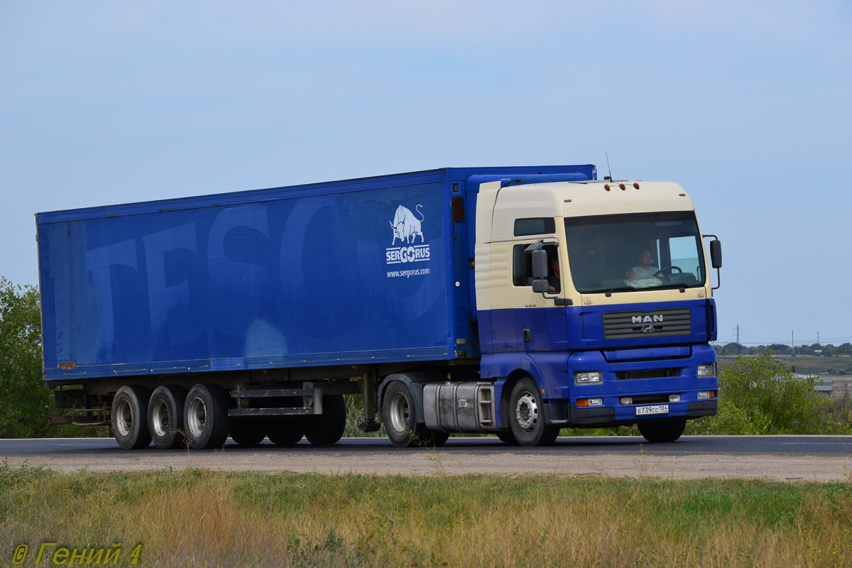 Волгоградская область, № Е 739 СС 134 — MAN TGA 18.410