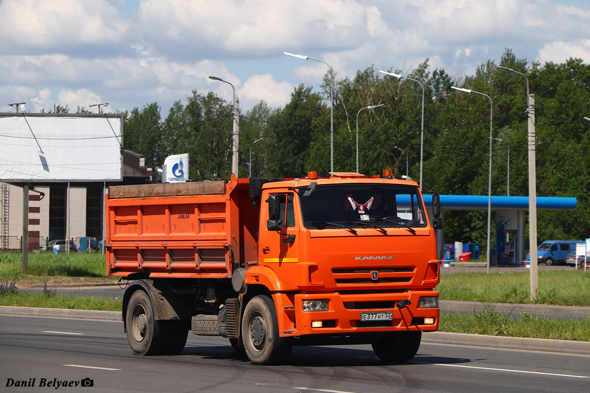 Новгородская область, № Е 377 НТ 53 — КамАЗ-53605-A4(23)