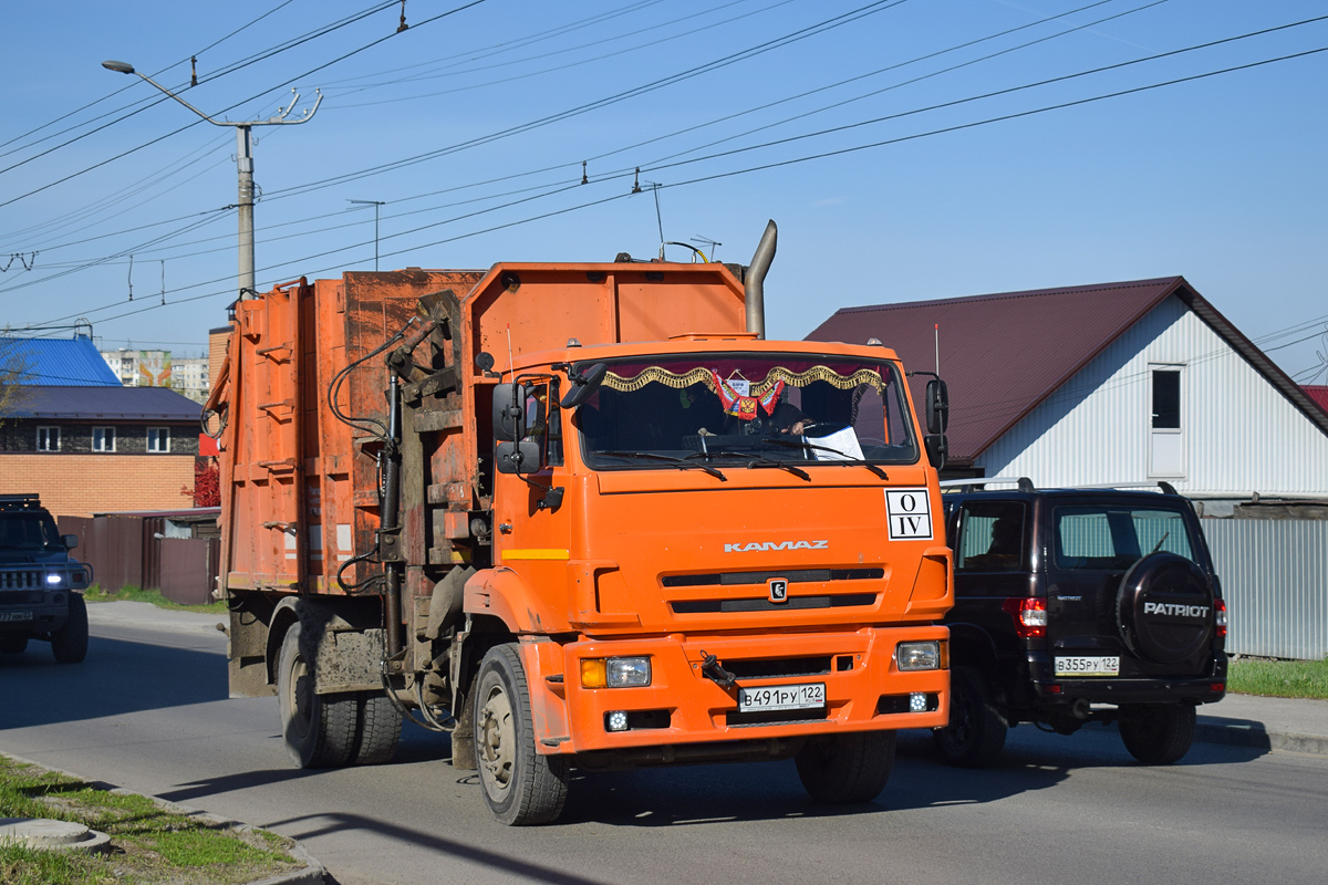 Алтайский край, № В 491 РУ 122 — КамАЗ-53605-L4(19)