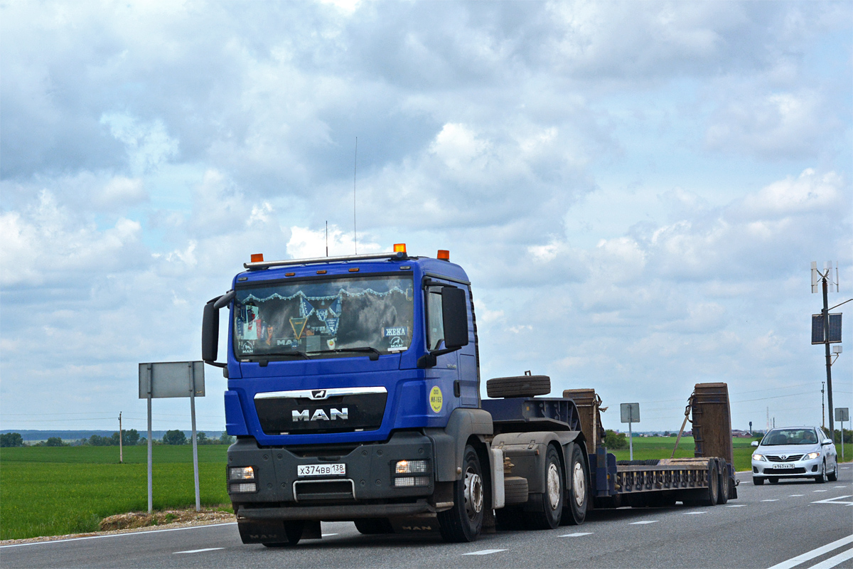 Иркутская область, № Х 374 ВВ 138 — MAN TGS 33.480