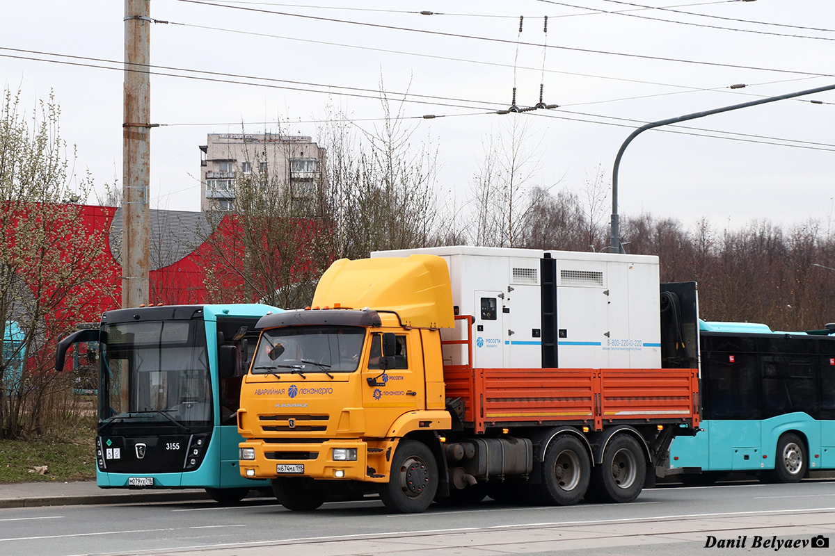 Санкт-Петербург, № Н 674 МА 198 — КамАЗ-65116-A4(23)