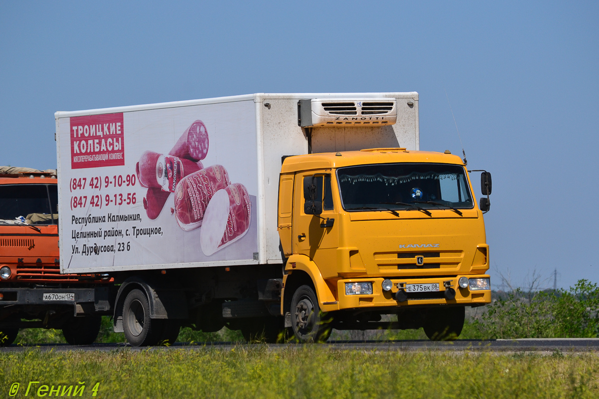 Калмыкия, № Е 375 ВК 08 — КамАЗ-4308-H3(99)