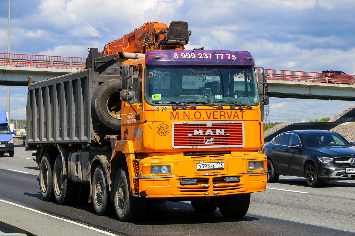 Санкт-Петербург, № В 593 ХН 198 — MAN F2000 50.xxx (общая)