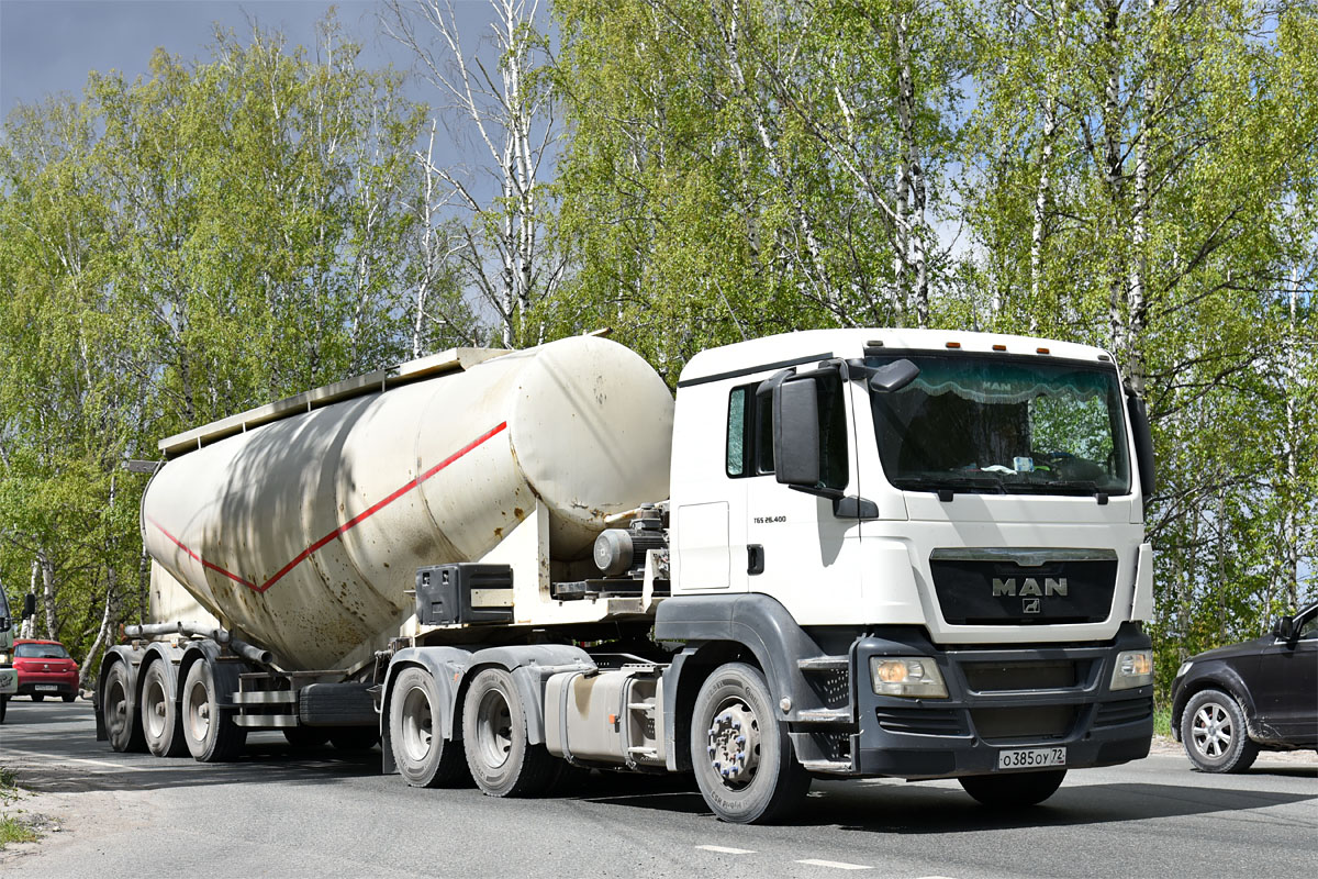 Тюменская область, № О 385 ОУ 72 — MAN TGS 26.400