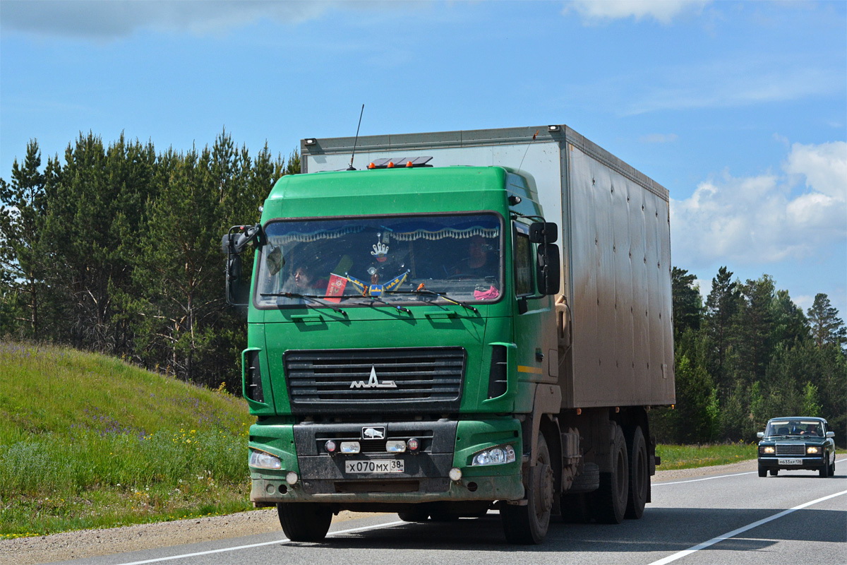 Иркутская область, № Х 070 МХ 38 — МАЗ-6312A9