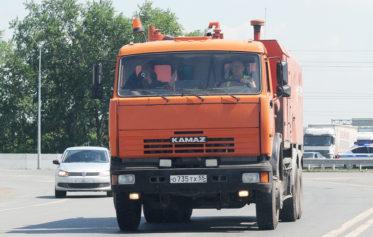 Омская область, № О 735 ТХ 55 — КамАЗ-65115-D3(97)