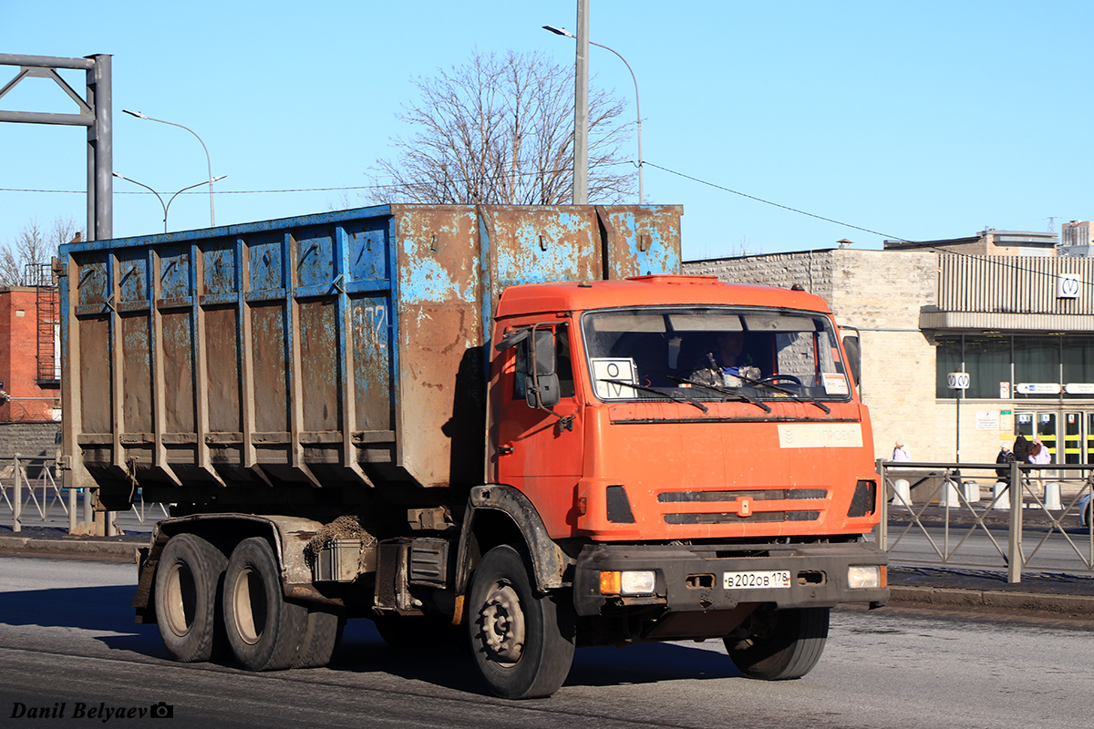 Санкт-Петербург, № В 202 ОВ 178 — КамАЗ-65115-N3(78)