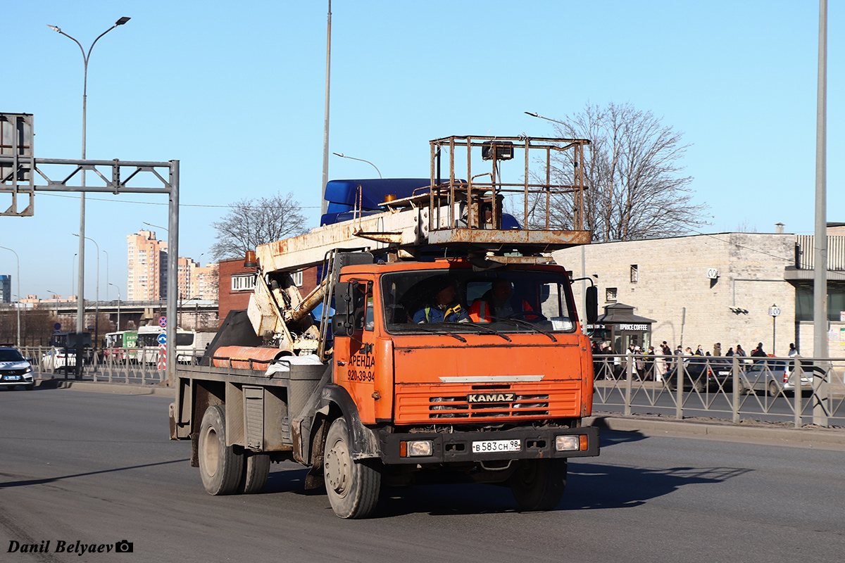 Санкт-Петербург, № В 583 СН 98 — КамАЗ-43253-A3(96)