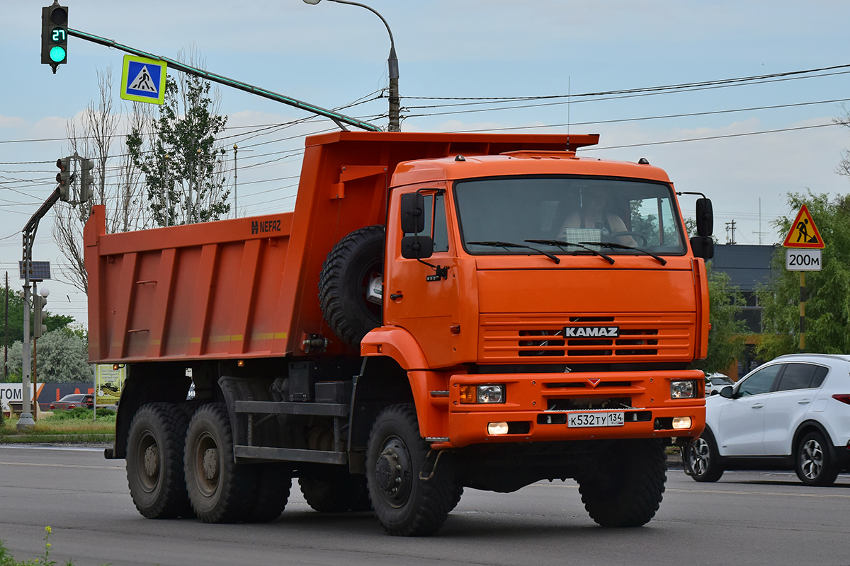 Волгоградская область, № К 532 ТУ 134 — КамАЗ-6522 [652200]
