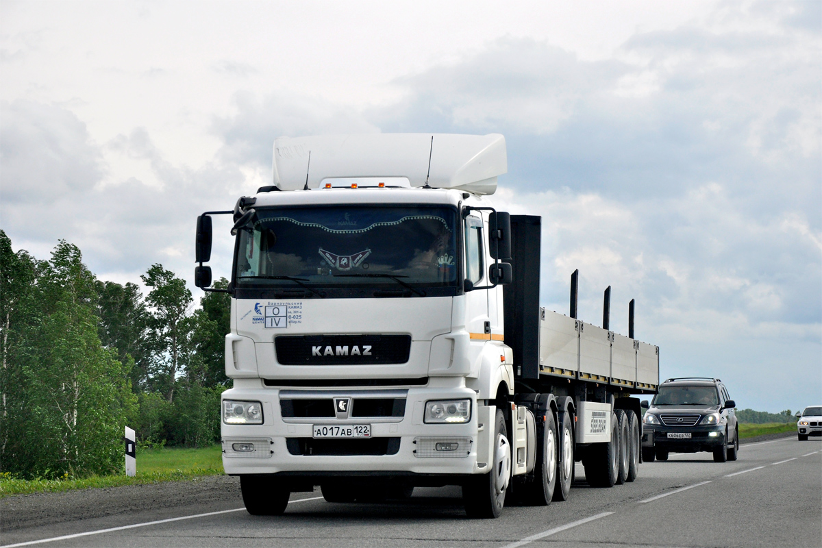 Алтайский край, № А 017 АВ 122 — КамАЗ-65206-T5(68)