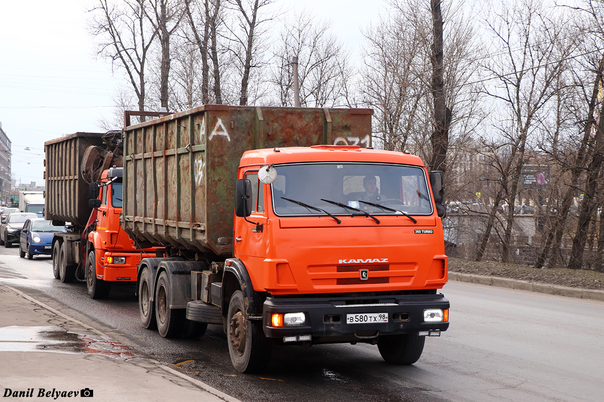 Санкт-Петербург, № В 580 ТХ 98 — КамАЗ-65115-D3(97)