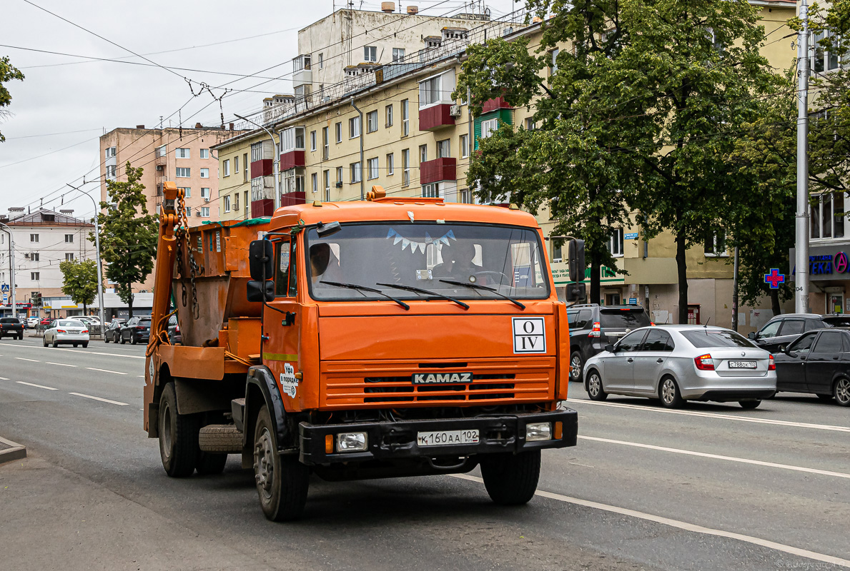 Башкортостан, № К 160 АА 102 — КамАЗ-43253-A3(96)