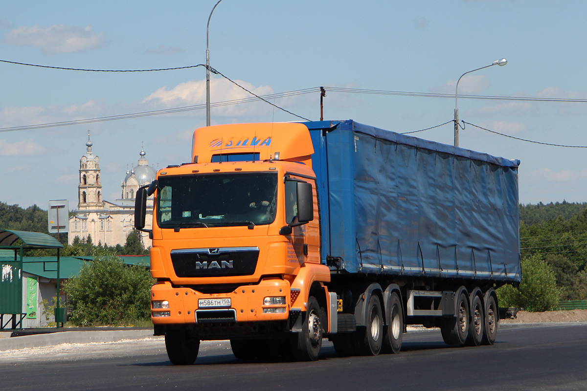 Московская область, № М 586 ТМ 750 — MAN TGS 33.440