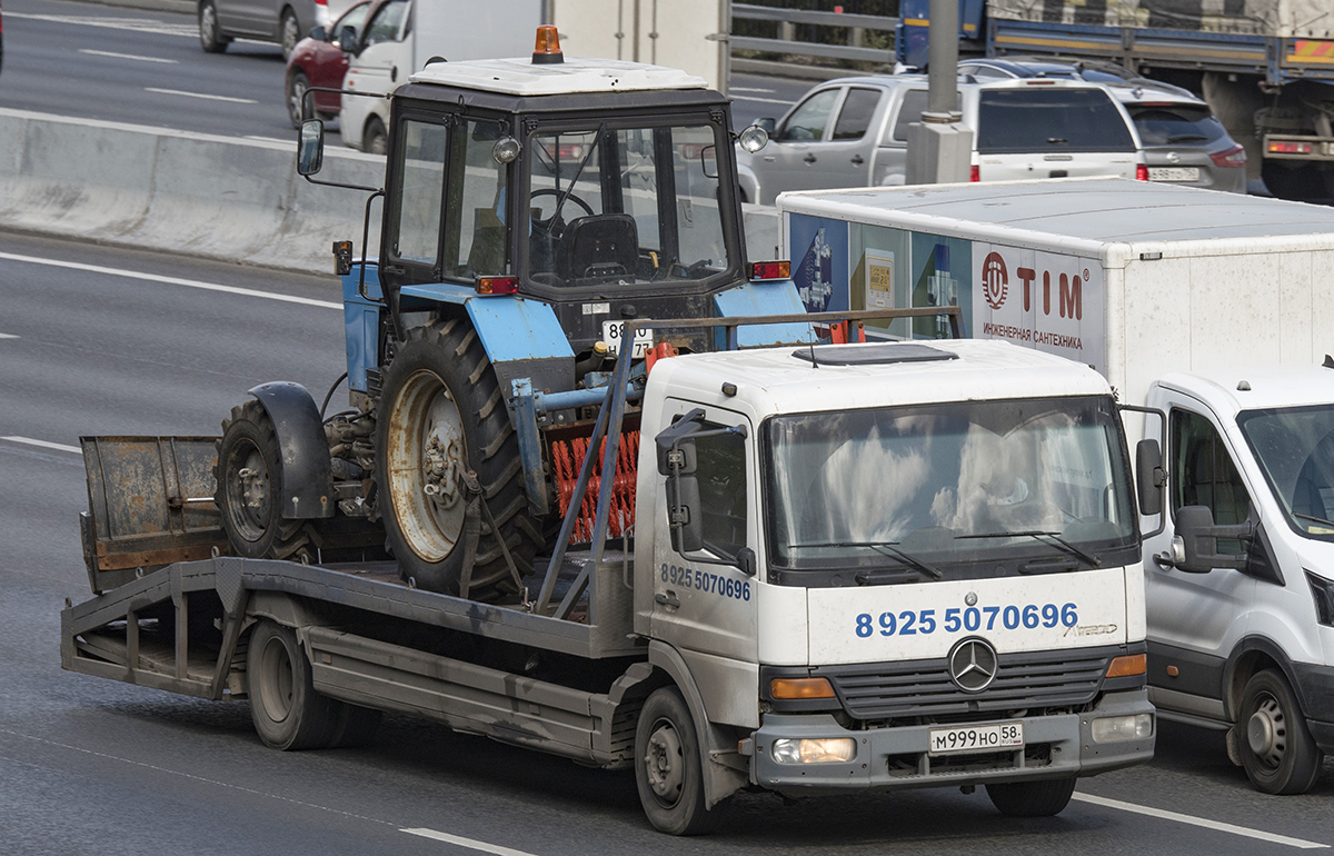 Москва, № М 999 НО 58 — Mercedes-Benz Atego 1017; Москва — Спецтехника с нечитаемыми на фото номерами