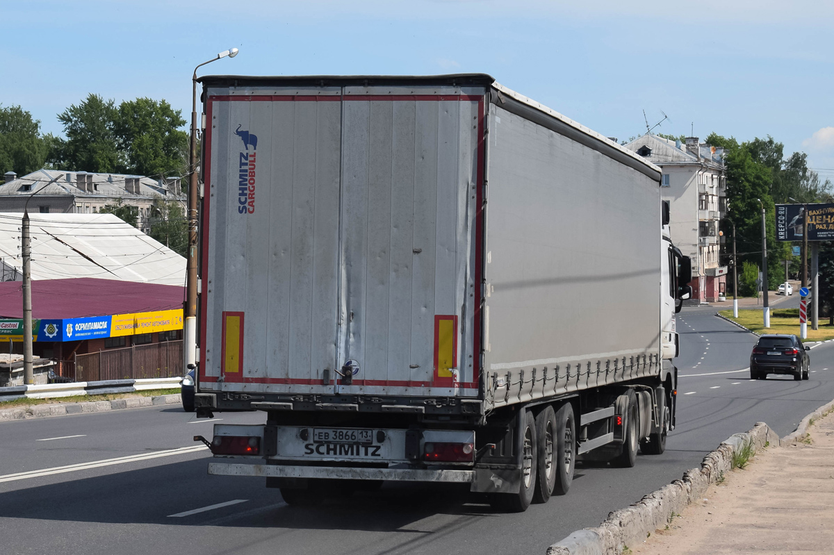 Мордовия, № ЕВ 3866 13 — Schmitz Cargobull S.CS / SCB*S3T / S01