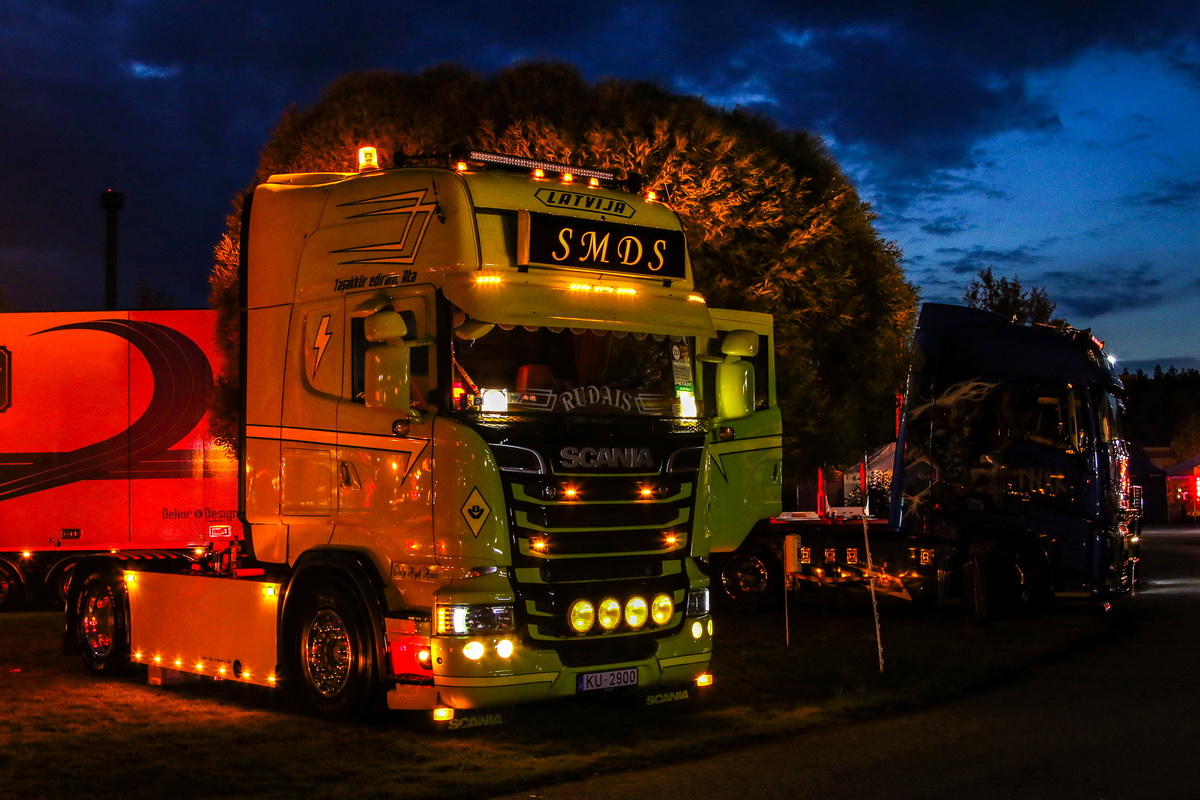 Латвия, № KU-2900 — Scania ('2013) R500; Финляндия — Power Truck Show 2018