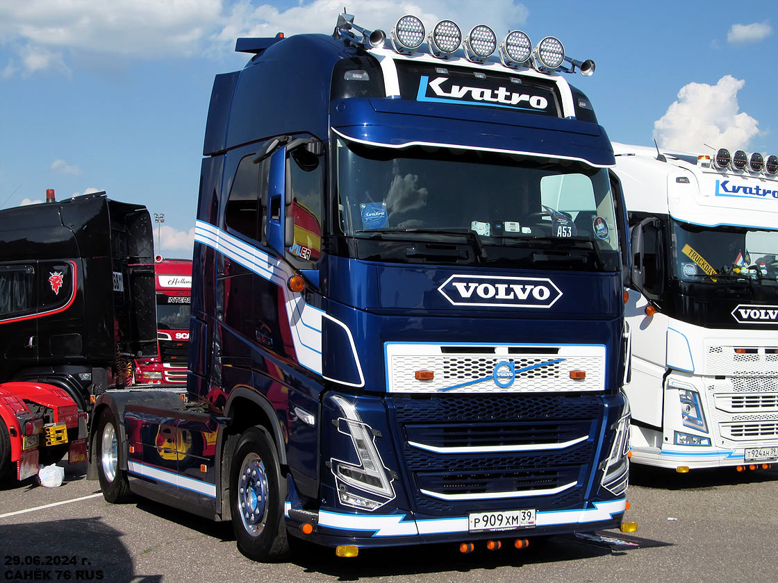 Калининградская область, № Р 909 ХМ 39 — Volvo ('2020) FH.500 [X9P]; Московская область — Фестиваль TruckDay 2024