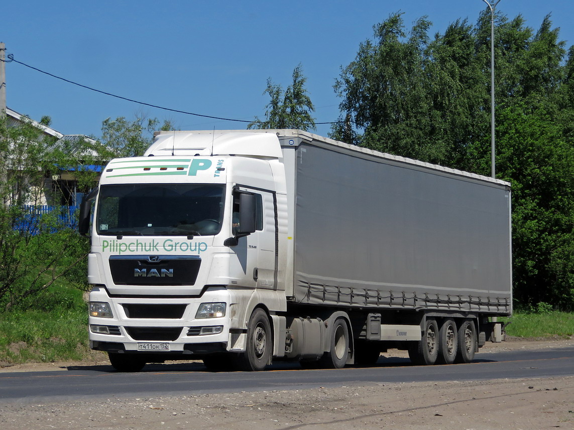 Нижегородская область, № Т 411 ОН 152 — MAN TGX ('2007) 18.480