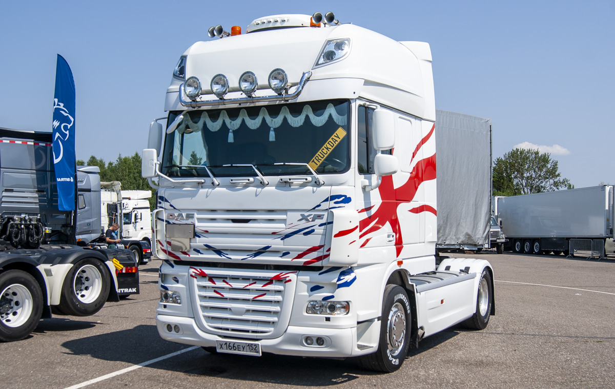 Нижегородская область, № Х 166 ЕУ 152 — DAF XF105 FT; Московская область — Фестиваль TruckDay 2024