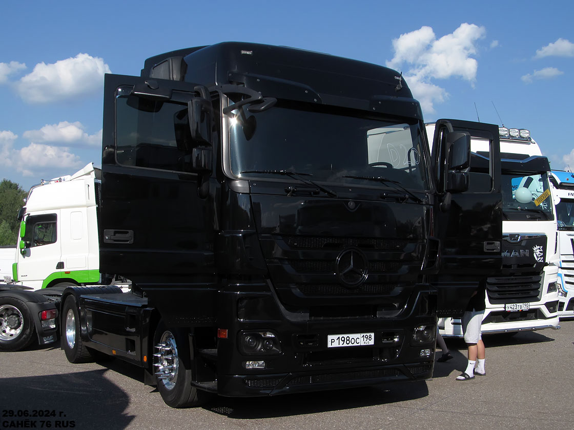 Санкт-Петербург, № Р 198 ОС 198 — Mercedes-Benz Actros '09 1844 [Z9M]; Московская область — Фестиваль TruckDay 2024