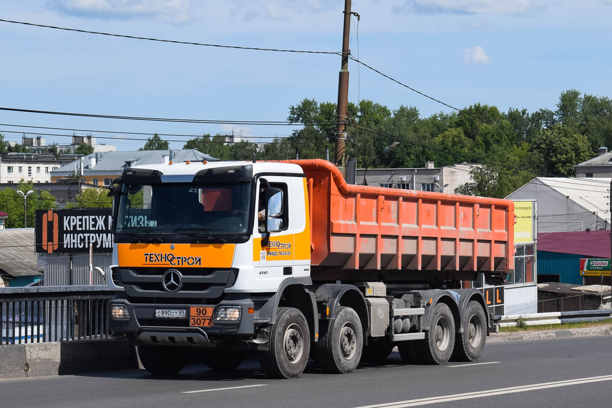 Тверская область, № С 890 СТ 69 — Mercedes-Benz Actros '09 4141 [Z9M]