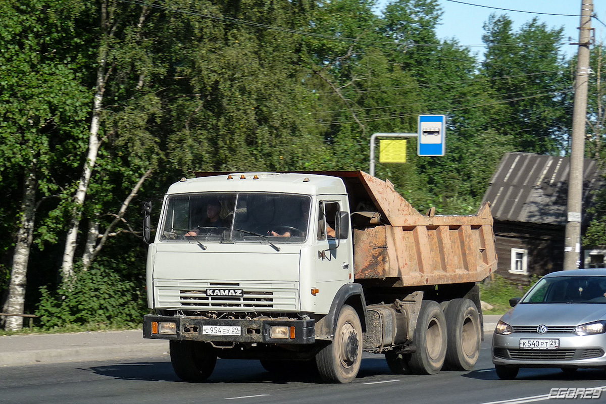 Архангельская область, № С 954 ЕХ 29 — КамАЗ-55111-02 [55111C]
