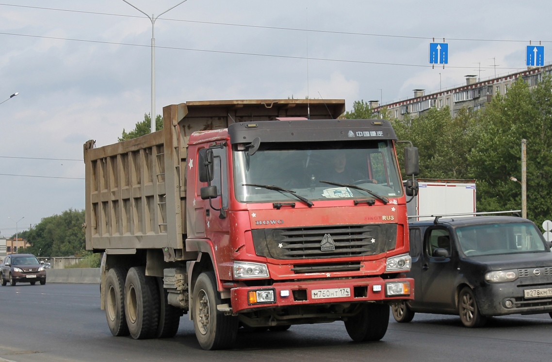 Челябинская область, № М 760 НТ 174 — Howo HW ZZ3327