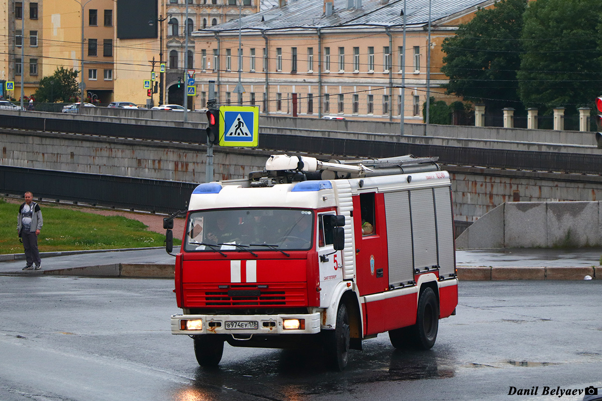 Санкт-Петербург, № В 974 ЕУ 178 — КамАЗ-43253-A3(96)