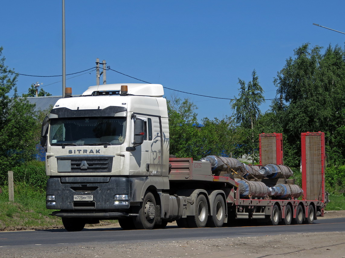 Омская область, № А 775 МУ 155 — Sitrak C7H ZZ4256