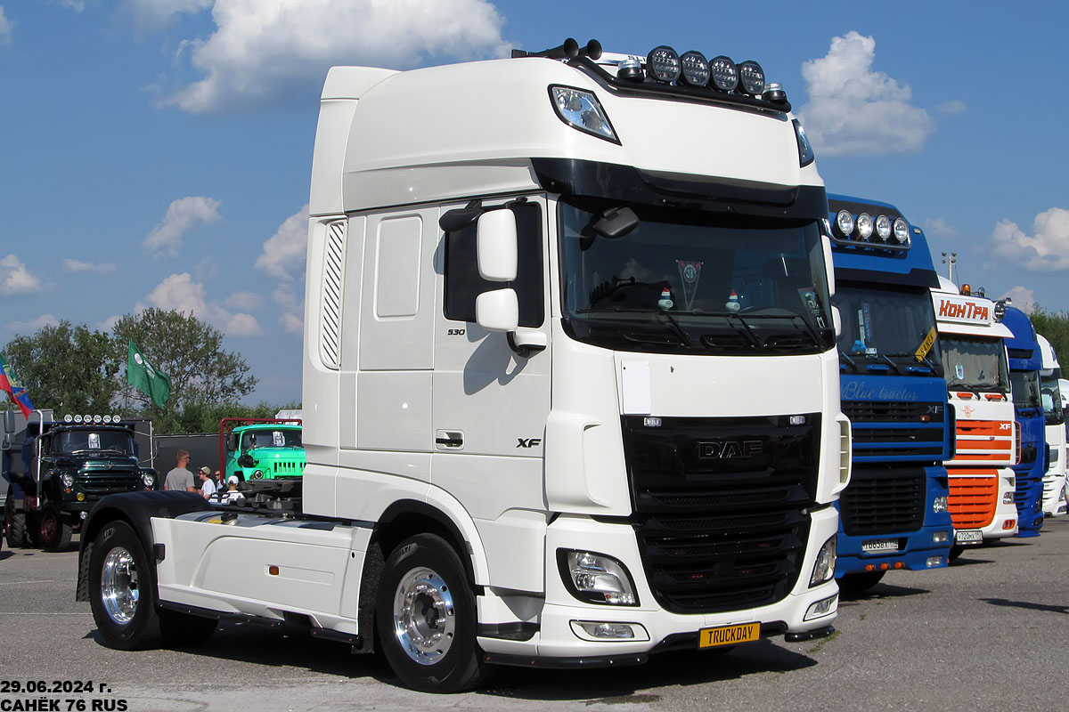 Краснодарский край, № Е 463 РУ 193 — DAF XF Euro6 FT; Московская область — Фестиваль TruckDay 2024